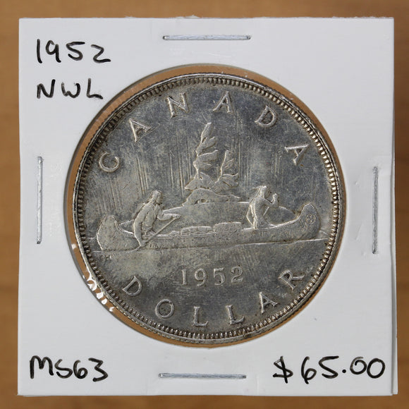 1952 - Canada - $1 - NWL - MS63 - retail $65