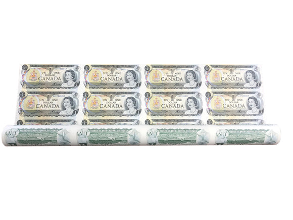 1973 - Canada - 1 Dollar - Uncut sheet of 40 notes - ECV