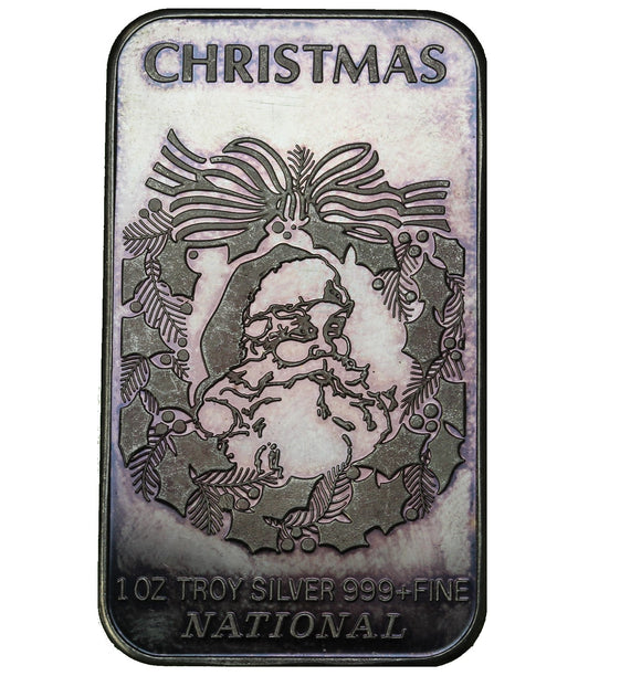 1 oz - National Mint - Christmas - Fine Silver