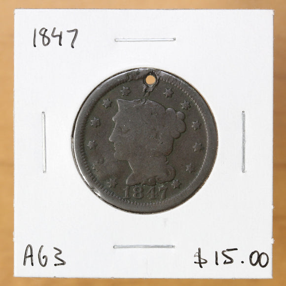 1847 - USA - 1c - AG3