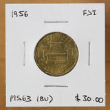 1956 - Fiji - 3 pence - MS63 (BU)