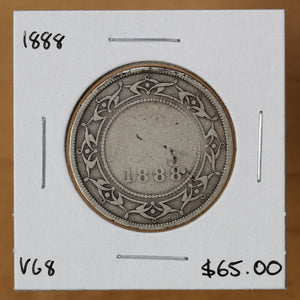 1888 - Newfoundland - 50c - VG8 - retail $65