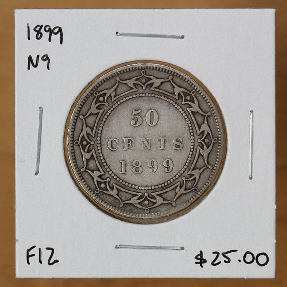 1899 - Newfoundland - 50c - N9 - F12 - retail $25