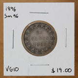 1896 - Newfoundland - 20c - Sm 96 - VG10 - retail $19