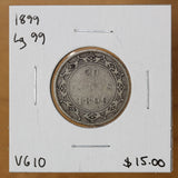 1899 - Newfoundland - 20c - Lg 99 - VG10 - retail $15