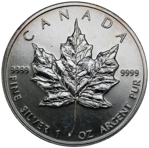 1996 - Canada - $5 - Silver Maple Leaf - UNC