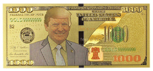 1000 Dollars - Donald Trump - Novelty Bill
