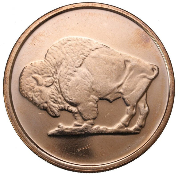 1 oz - 2012 Copper Round - Buffalo