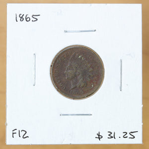 1865 - USA - 1c - F12 - retail $31.25