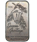 1 oz - Season's Greetings 1984 - Fine Silver Bar