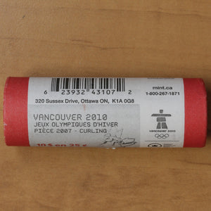 2007  - 25c - Curling - Special RCM Wrapped Roll (40pcs.)