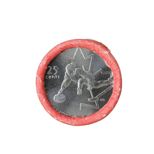 2007  - 25c - Curling - Special RCM Wrapped Roll (40pcs.)