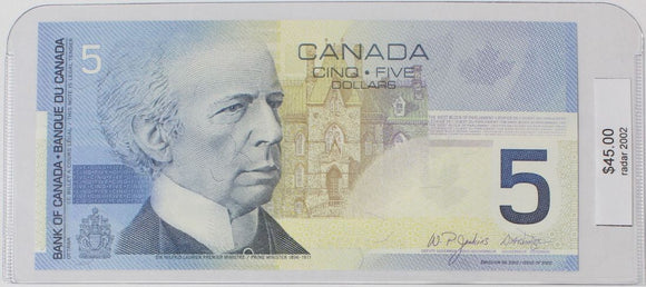2002 - Canada - 5 Dollars - Jenkins / Dodge - Radar - HOM5930395