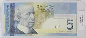 2006 - Canada - 5 Dollars - Jenkins / Dodge - Low Serial Number - AOM0000410