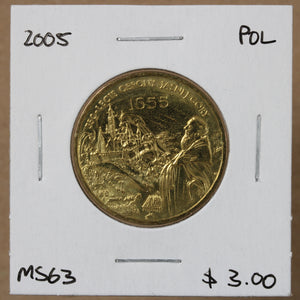 2005 - Poland - 2 Zlote - 350 lecie obrony Jasnej Gory - MS63
