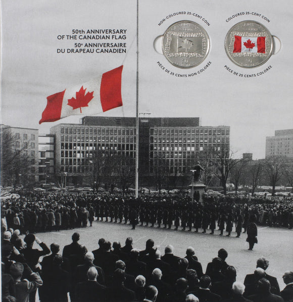 2015 - Canada - 50th Anniversary of The Canadian Flag - Collector Card
