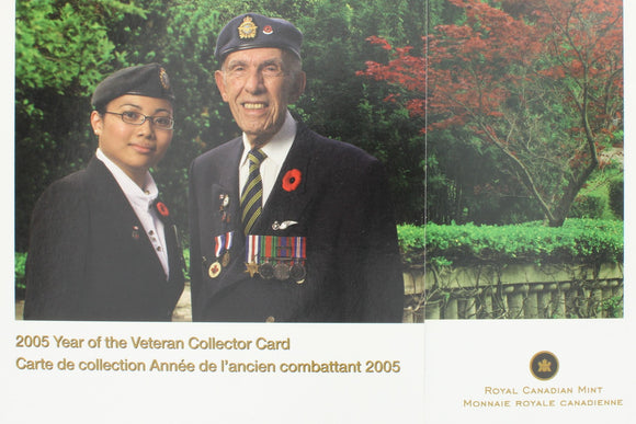 2005 - Canada - Year of The Veteran - Collector Card