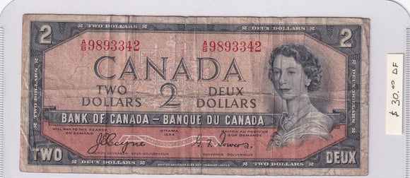 1954 - Canada - Devil's Face - 2 Dollars - Coyne / Towers - A/B 9893342