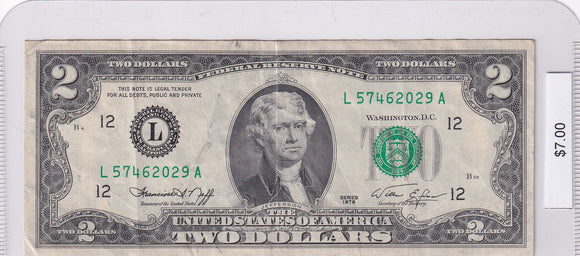 1976 - USA - $2 - L 57462029 A