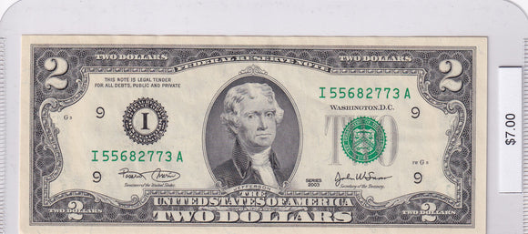 2003 - USA - $2 - I 55682773 A
