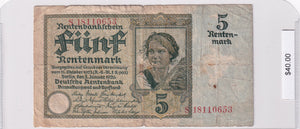 1926 - Germany - 5 Mark - S 18110653