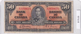 1937 - Canada - 50 Dollars - Gordon / Towers - B/H 2359675