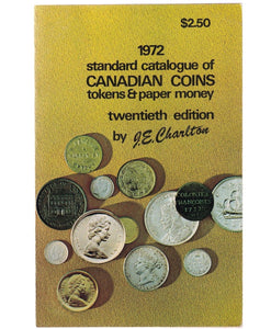 1972 Charlton Standard Catalogue for Canadian Coins - 20th Edition