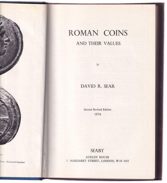 1974 Roman Coins and Their Values - Second Revised Edition