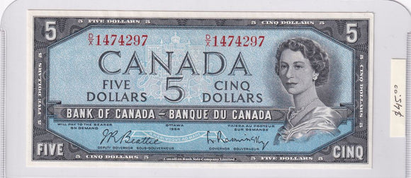 1954 - Canada - 5 Dollars - Beattie / Rasminsky - D/X 1474297
