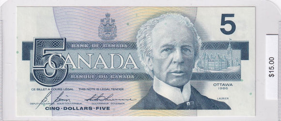1986 - Canada - 5 Dollars - Bonin / Thiessen - GPL7088612