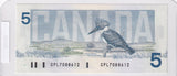 1986 - Canada - 5 Dollars - Bonin / Thiessen - GPL7088612