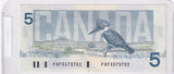1986 - Canada - 5 Dollars - Thiessen / Crow - FNP 3373702