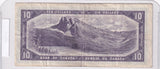 1954 - Canada - 10 Dollars - Beattie / Rasminsky - *A/D 0109096