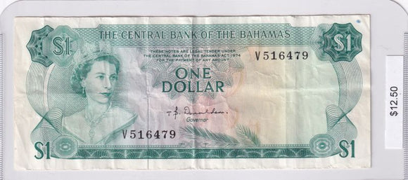 1974 - Bahamas - 1 Dollar - V516479