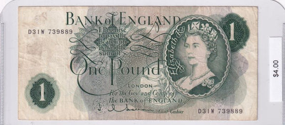 1960-1964 - Great Britain - 1 Pound - D31W 739889