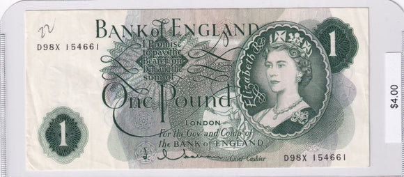 1960-1964 - Great Britain - 1 Pound - D98X 154661