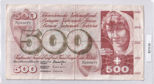 1971 - Switzerland - 500 Franken - 7Q93877