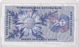 1968 - Switzerland - 20 Franken - SERIE 57 I 054875