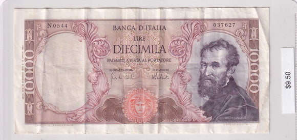 1962 - Italy - 10000 Lire - N0544 037627