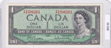1954 - Canada - 1 Dollar - Beattie / Rasminsky - F/P 1506261