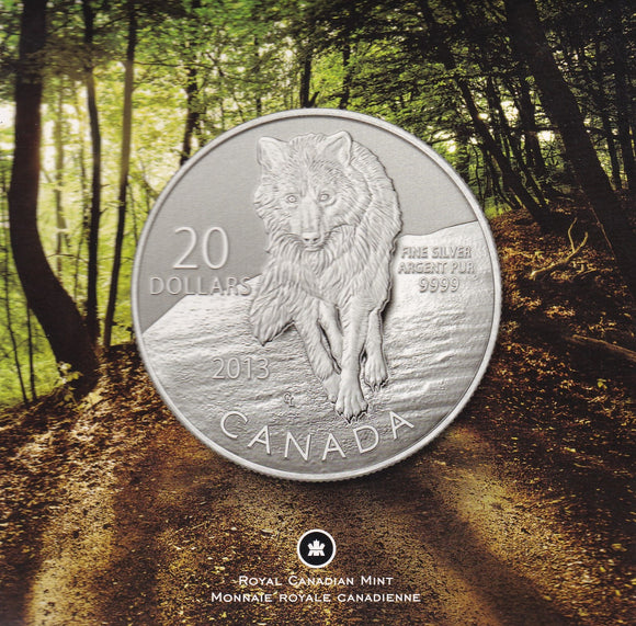 2013 - Canada - $20 - Wolf - Specimen