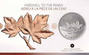 2012 - Canada - $20 - Farewell to the Penny - Specimen