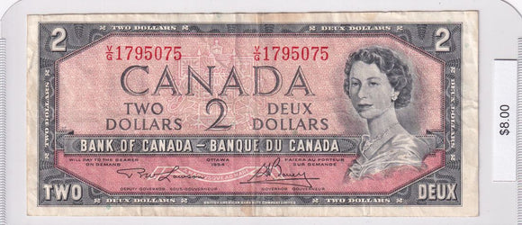 1954 - Canada - 2 Dollars - Lawson / Bouey - V/G 1795075