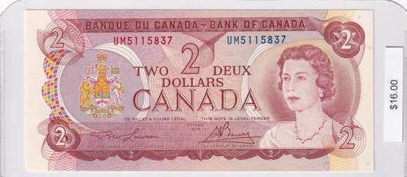 1974 - Canada - 2 Dollars - Lawson / Bouey - UM5115837