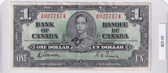 1937 - Canada - 1 Dollar - Gordon / Towers - A/M 9277174