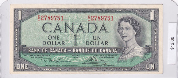 1954 - Canada - 1 Dollar - Lawson / Bouey - E/I 2789751