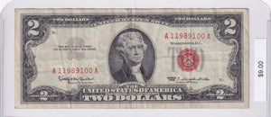 1963 - USA - $2 - A 11989100 A