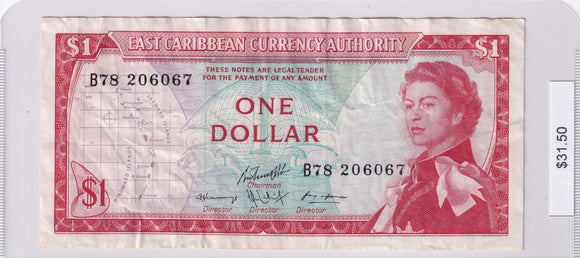 1953 - East Caribbean Territories - 1 Dollar - B78 206067