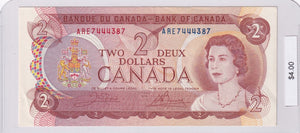1974 - Canada - 2 Dollars - Crow / Bouey - ARE7444387