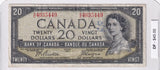 1954 - Canada - Devil's Face - 20 Dollars - Beattie / Coyne - D/E 4635449